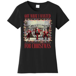 Got What I Wanted For Christmas Dance Trump Xmas Women's T-Shirt