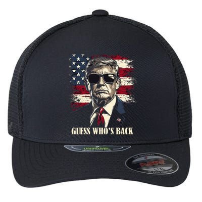 Guess Who Is Back 47 Trump Victory Flexfit Unipanel Trucker Cap