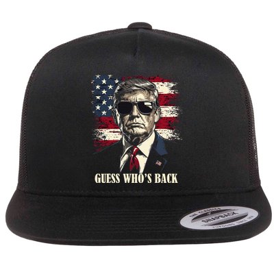 Guess Who Is Back 47 Trump Victory Flat Bill Trucker Hat