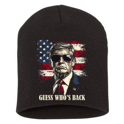 Guess Who Is Back 47 Trump Victory Short Acrylic Beanie