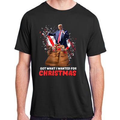 Got What I Wanted For Christmas Trump Won 2024 President Adult ChromaSoft Performance T-Shirt