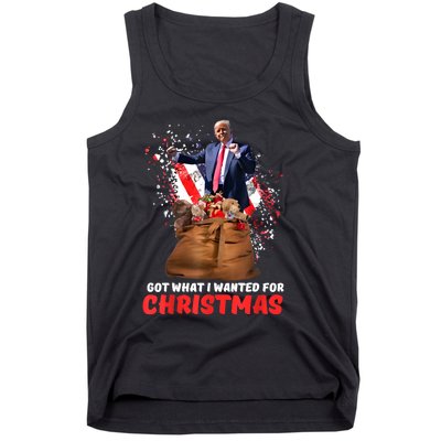 Got What I Wanted For Christmas Trump Won 2024 President Tank Top