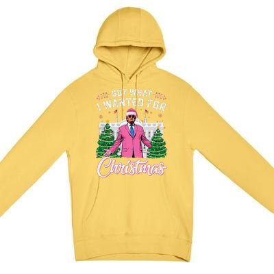 Got What I Wanted For Christmas Trump Premium Pullover Hoodie