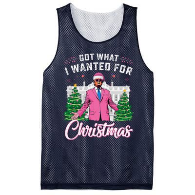 Got What I Wanted For Christmas Trump Mesh Reversible Basketball Jersey Tank