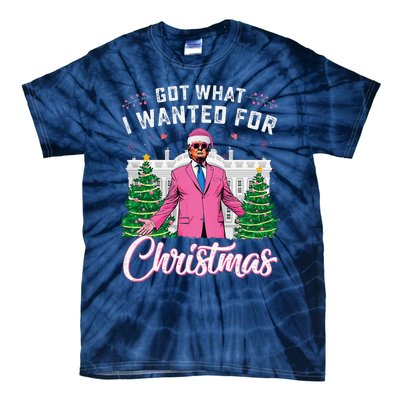 Got What I Wanted For Christmas Trump Tie-Dye T-Shirt