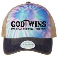 God Wins I Ve Read The Final Chapter Christian Cross Legacy Tie Dye Trucker Hat