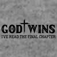 God Wins I Ve Read The Final Chapter Christian Cross 7-Panel Snapback Hat