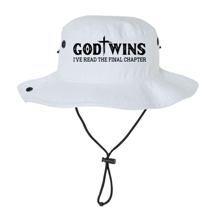 God Wins I Ve Read The Final Chapter Christian Cross Bucket Hat