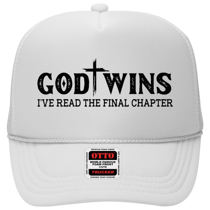 God Wins I Ve Read The Final Chapter Christian Cross Hat