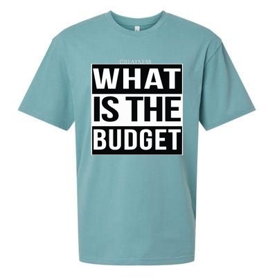 Greatness What Is The Budget Sueded Cloud Jersey T-Shirt