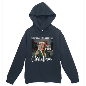 Got What I Wanted For Christmas Santa Trump Won 2024 Urban Pullover Hoodie