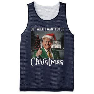 Got What I Wanted For Christmas Santa Trump Won 2024 Mesh Reversible Basketball Jersey Tank