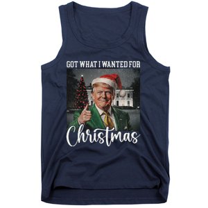 Got What I Wanted For Christmas Santa Trump Won 2024 Tank Top