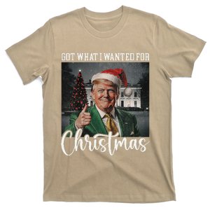 Got What I Wanted For Christmas Santa Trump Won 2024 T-Shirt