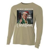 Got What I Wanted For Christmas Santa Trump Won 2024 Cooling Performance Long Sleeve Crew