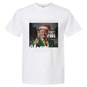 Got What I Wanted For Christmas Santa Trump Won 2024 Garment-Dyed Heavyweight T-Shirt