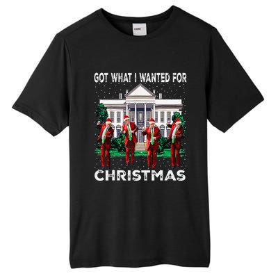 Got What I Wanted For Christmas Trump 2024 President Tall Fusion ChromaSoft Performance T-Shirt