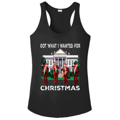 Got What I Wanted For Christmas Trump 2024 President Ladies PosiCharge Competitor Racerback Tank