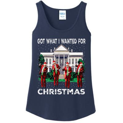 Got What I Wanted For Christmas Trump 2024 President Ladies Essential Tank