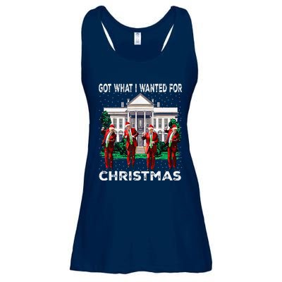 Got What I Wanted For Christmas Trump 2024 President Ladies Essential Flowy Tank