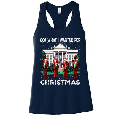 Got What I Wanted For Christmas Trump 2024 President Women's Racerback Tank