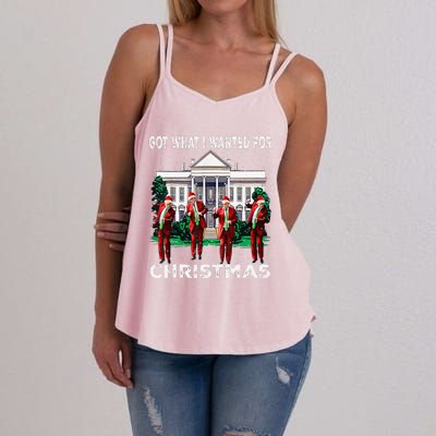 Got What I Wanted For Christmas Trump 2024 President Women's Strappy Tank