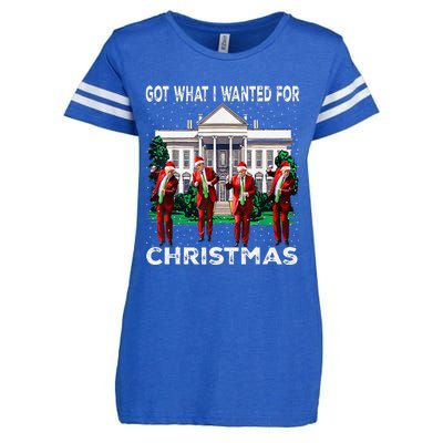 Got What I Wanted For Christmas Trump 2024 President Enza Ladies Jersey Football T-Shirt