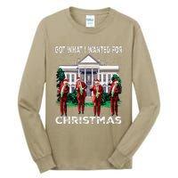 Got What I Wanted For Christmas Trump 2024 President Tall Long Sleeve T-Shirt