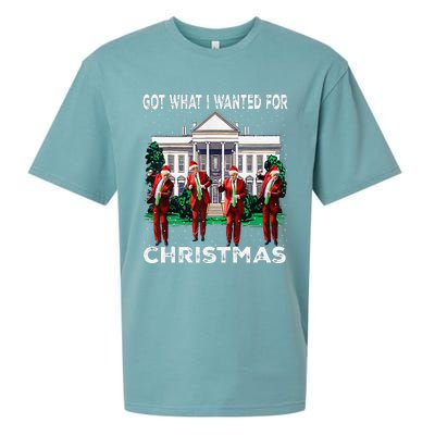 Got What I Wanted For Christmas Trump 2024 President Sueded Cloud Jersey T-Shirt