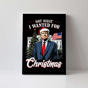 Got What I Wanted For Christmas Trump 2024 Canvas