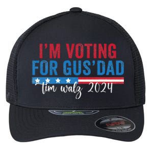 Gus Walz IM Voting For Gus Dad Flexfit Unipanel Trucker Cap