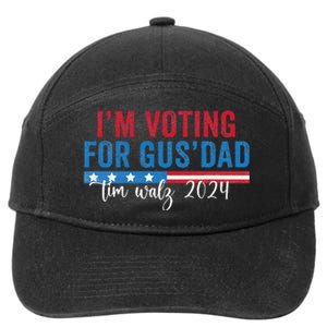 Gus Walz IM Voting For Gus Dad 7-Panel Snapback Hat