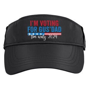 Gus Walz IM Voting For Gus Dad Adult Drive Performance Visor