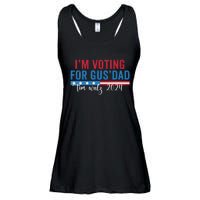 Gus Walz IM Voting For Gus Dad Ladies Essential Flowy Tank