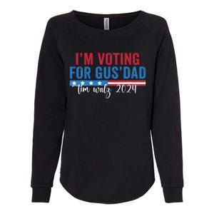 Gus Walz IM Voting For Gus Dad Womens California Wash Sweatshirt