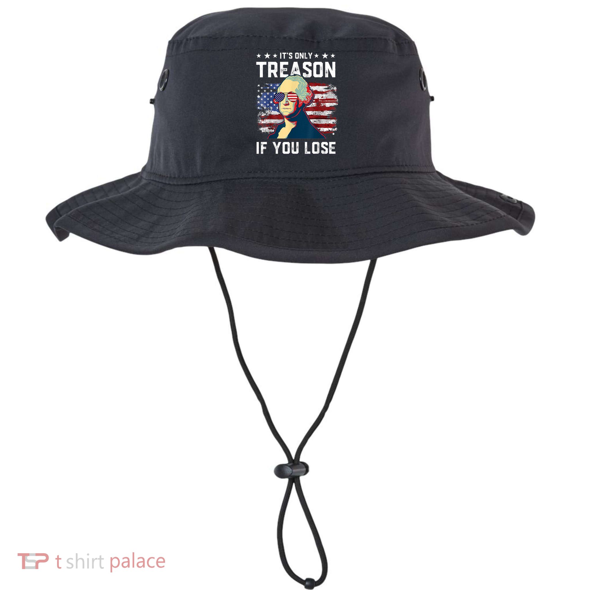George Washington Its Only Treason If You Lose 4th Of July Bucket Hat