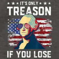 George Washington Its Only Treason If You Lose 4th Of July Vector Backpack