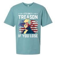 George Washington Its Only Treason If You Lose 4th Of July Sueded Cloud Jersey T-Shirt
