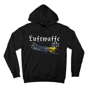 German Warbird I Messerschmitt BF109 I WW2 Airplanes Hoodie