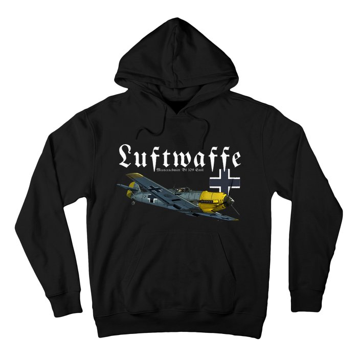 German Warbird I Messerschmitt BF109 I WW2 Airplanes Hoodie