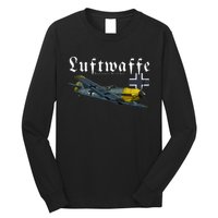 German Warbird I Messerschmitt BF109 I WW2 Airplanes Long Sleeve Shirt