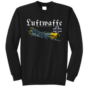 German Warbird I Messerschmitt BF109 I WW2 Airplanes Sweatshirt