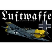 German Warbird I Messerschmitt BF109 I WW2 Airplanes Bumper Sticker