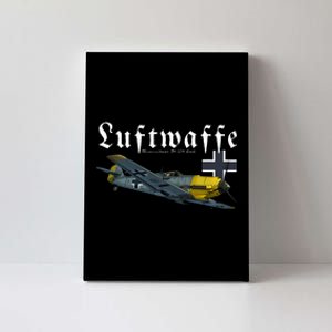 German Warbird I Messerschmitt BF109 I WW2 Airplanes Canvas