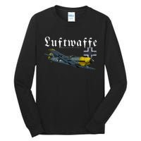 German Warbird I Messerschmitt BF109 I WW2 Airplanes Tall Long Sleeve T-Shirt