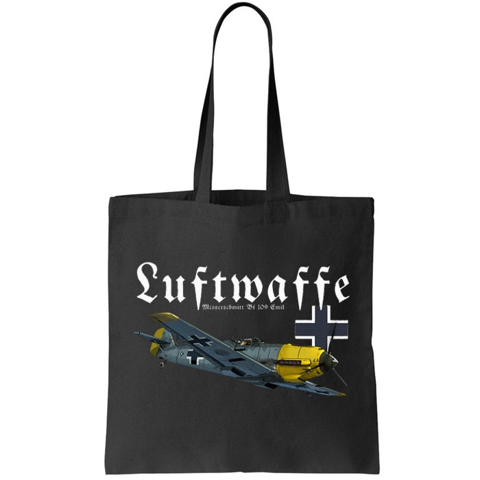 German Warbird I Messerschmitt BF109 I WW2 Airplanes Tote Bag