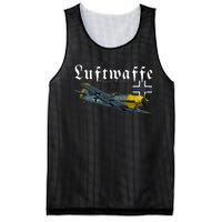 German Warbird I Messerschmitt BF109 I WW2 Airplanes Mesh Reversible Basketball Jersey Tank