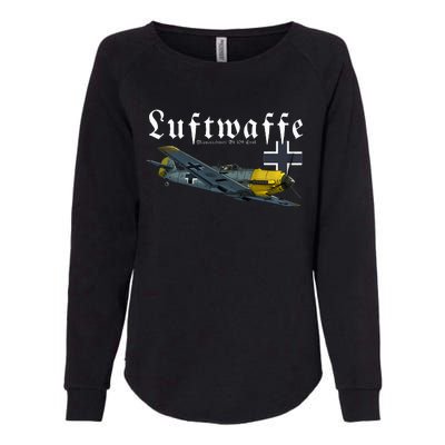 German Warbird I Messerschmitt BF109 I WW2 Airplanes Womens California Wash Sweatshirt