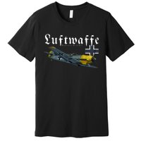 German Warbird I Messerschmitt BF109 I WW2 Airplanes Premium T-Shirt