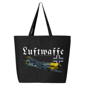 German Warbird I Messerschmitt BF109 I WW2 Airplanes 25L Jumbo Tote